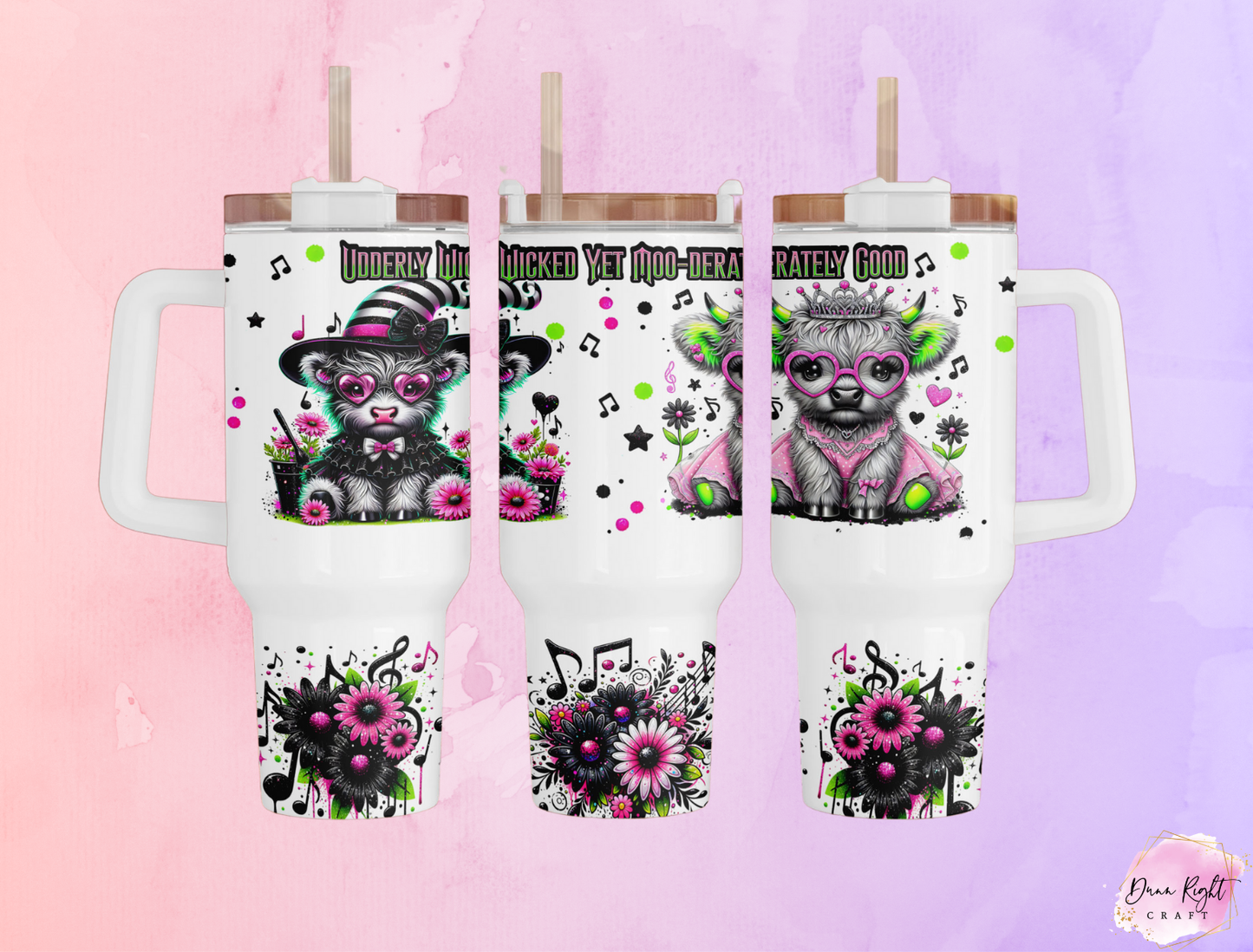 Wicked 40 oz tumbler - Dunn Right Craft