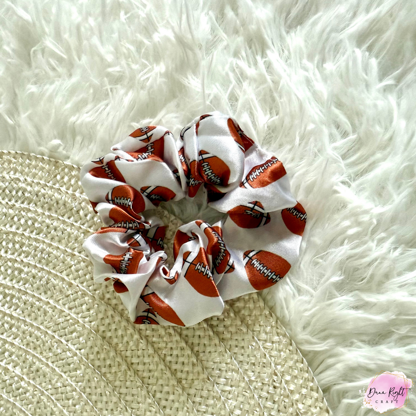 Football Themed Scrunchies