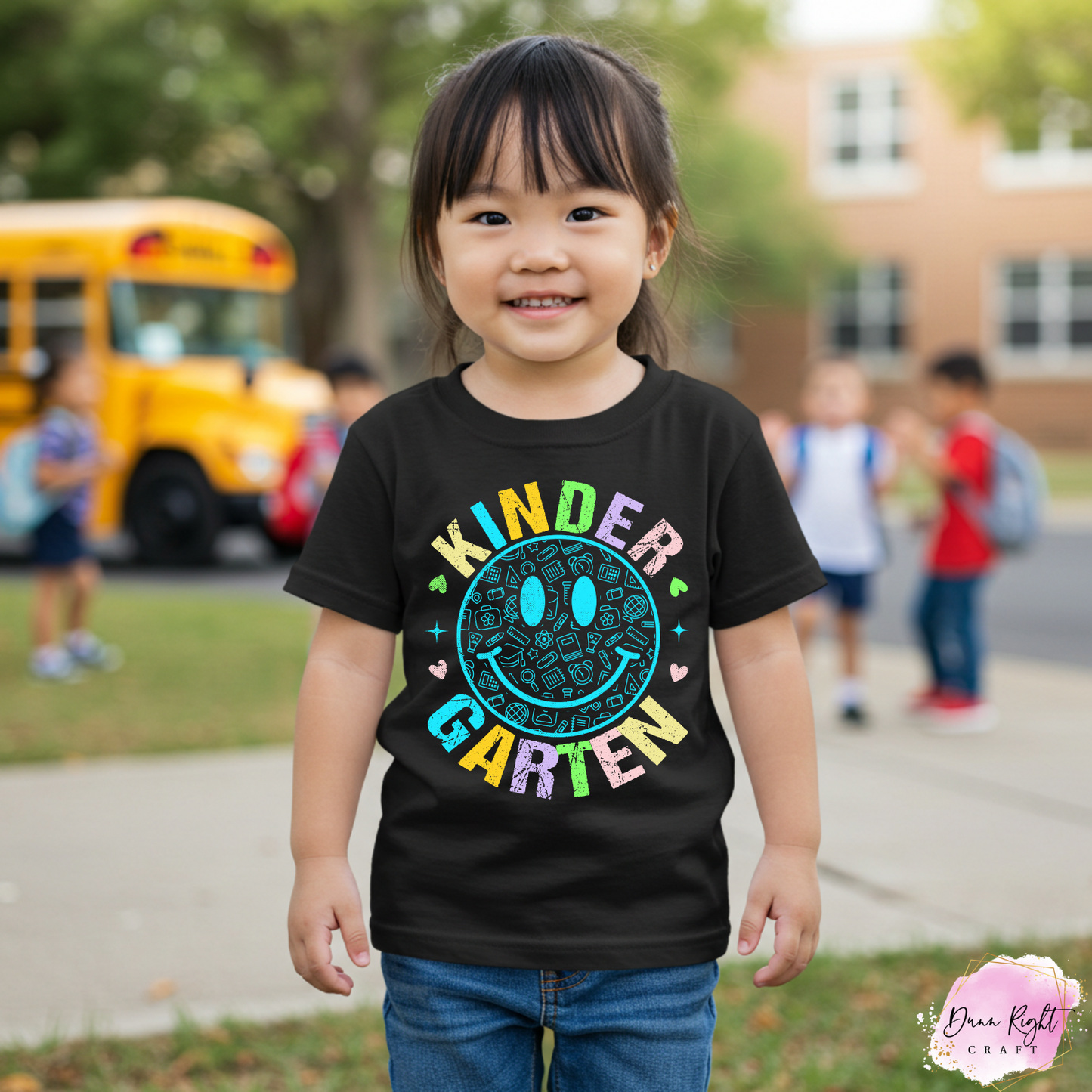 Colorful Smiley Face Shirt for kids