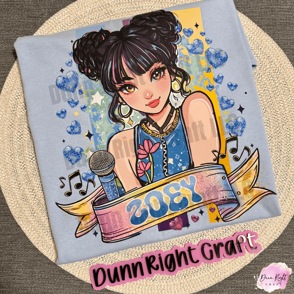 Zoey Music K-Pop Girl Shirt