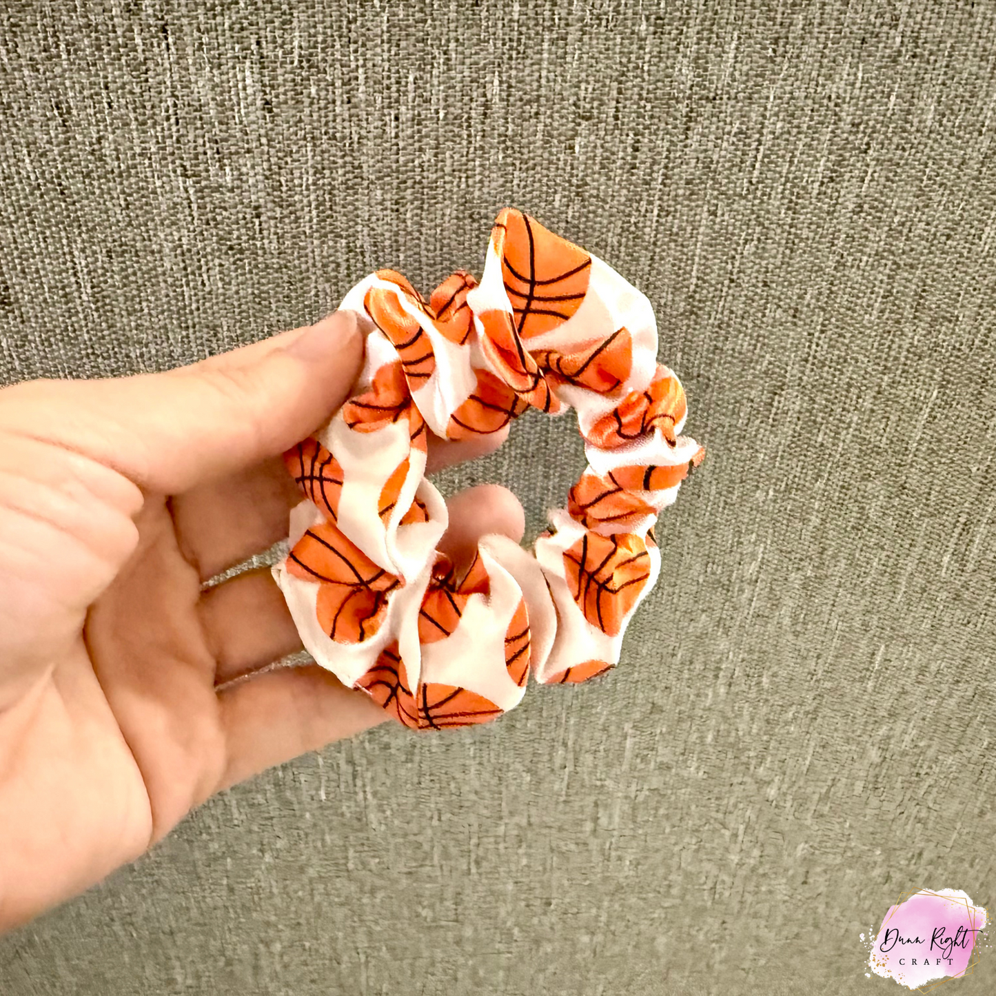 Basketball Themed Scrunchies