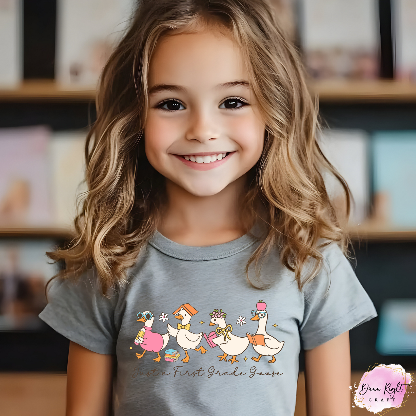 Cute Back to School Duck Squad Tee for kids