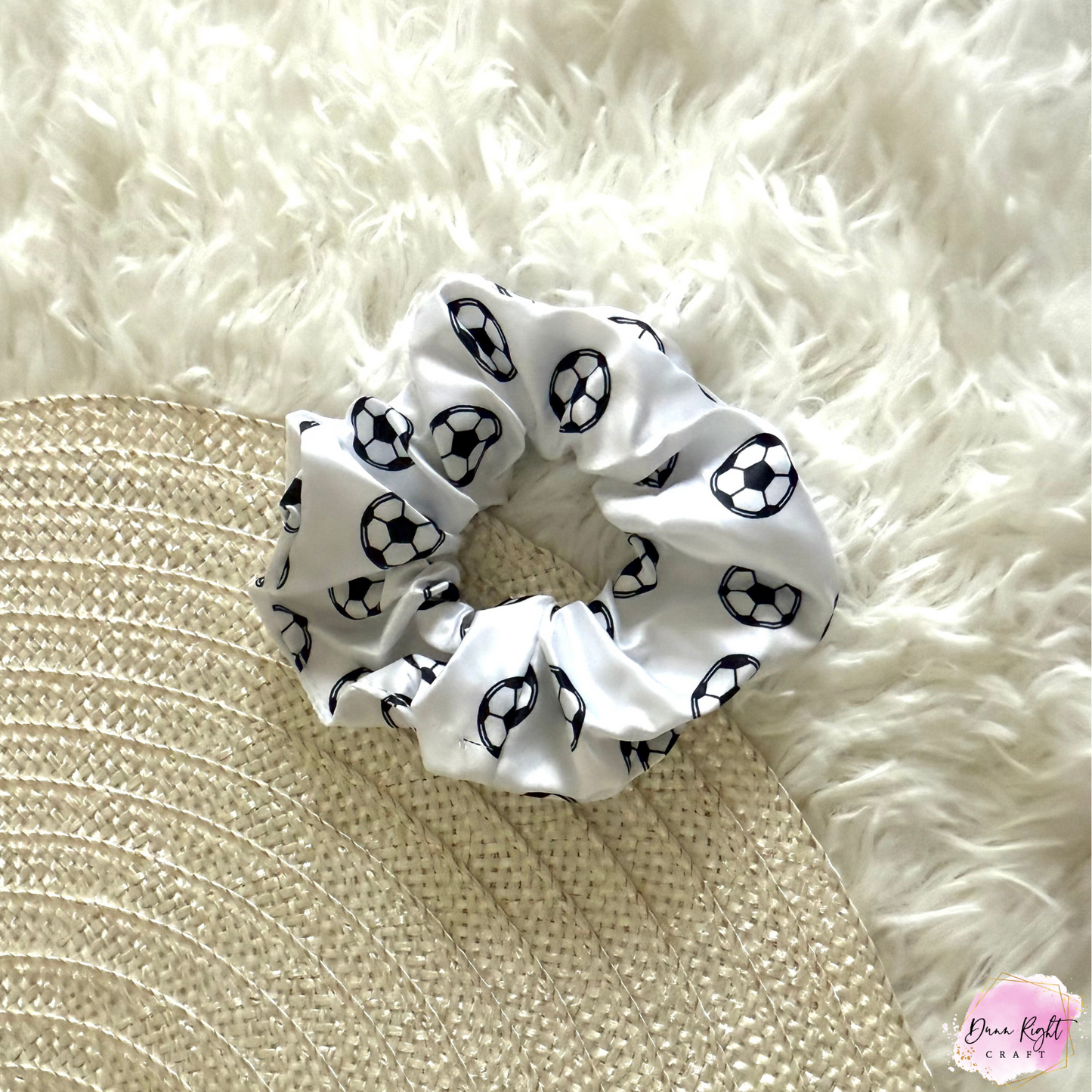 Soccer Themed Scrunchies