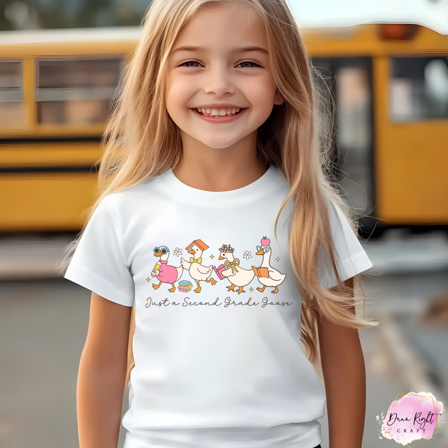 Cute Back to School Duck Squad Tee for kids