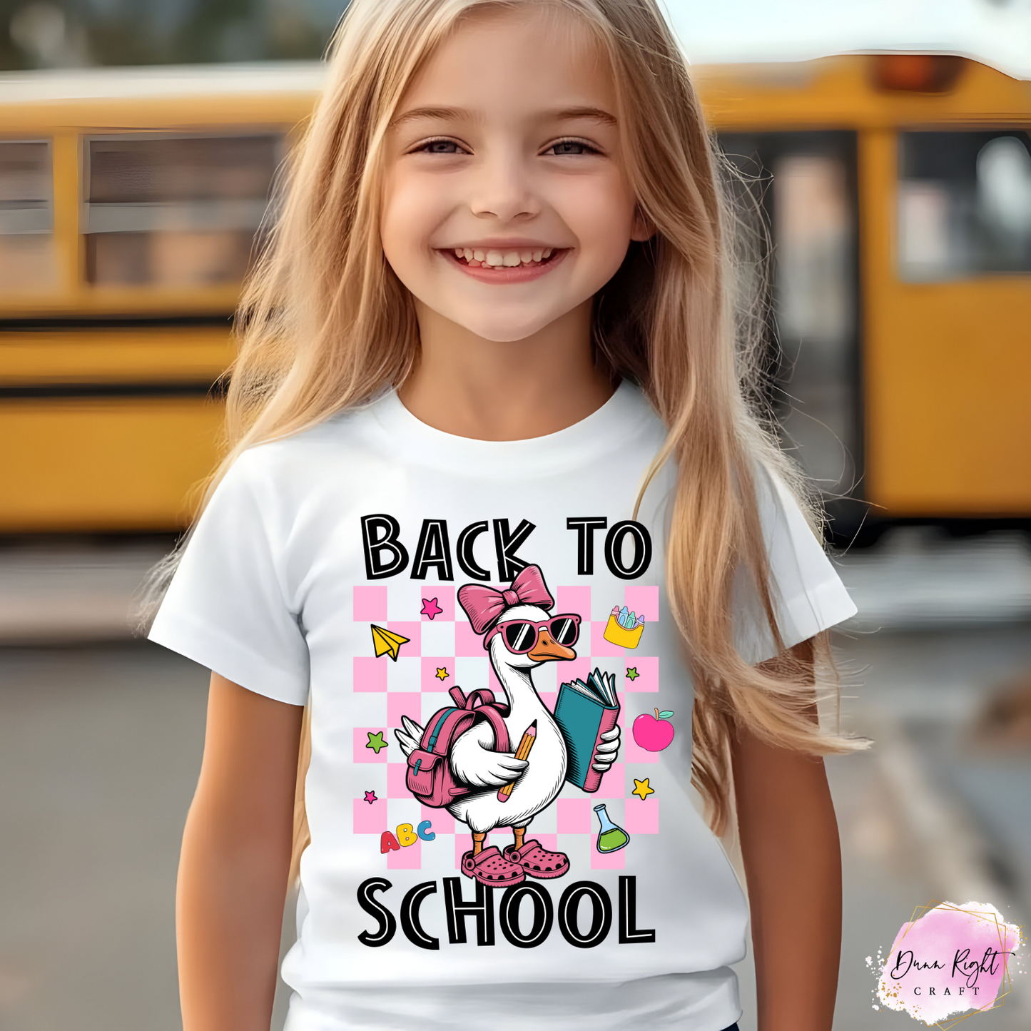 Goose Back to School Shirt – Duck Design Tee for Kids