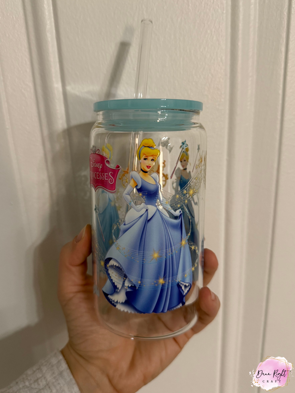 Snow White princess 16 oz Libby Cup - Dunn Right Craft