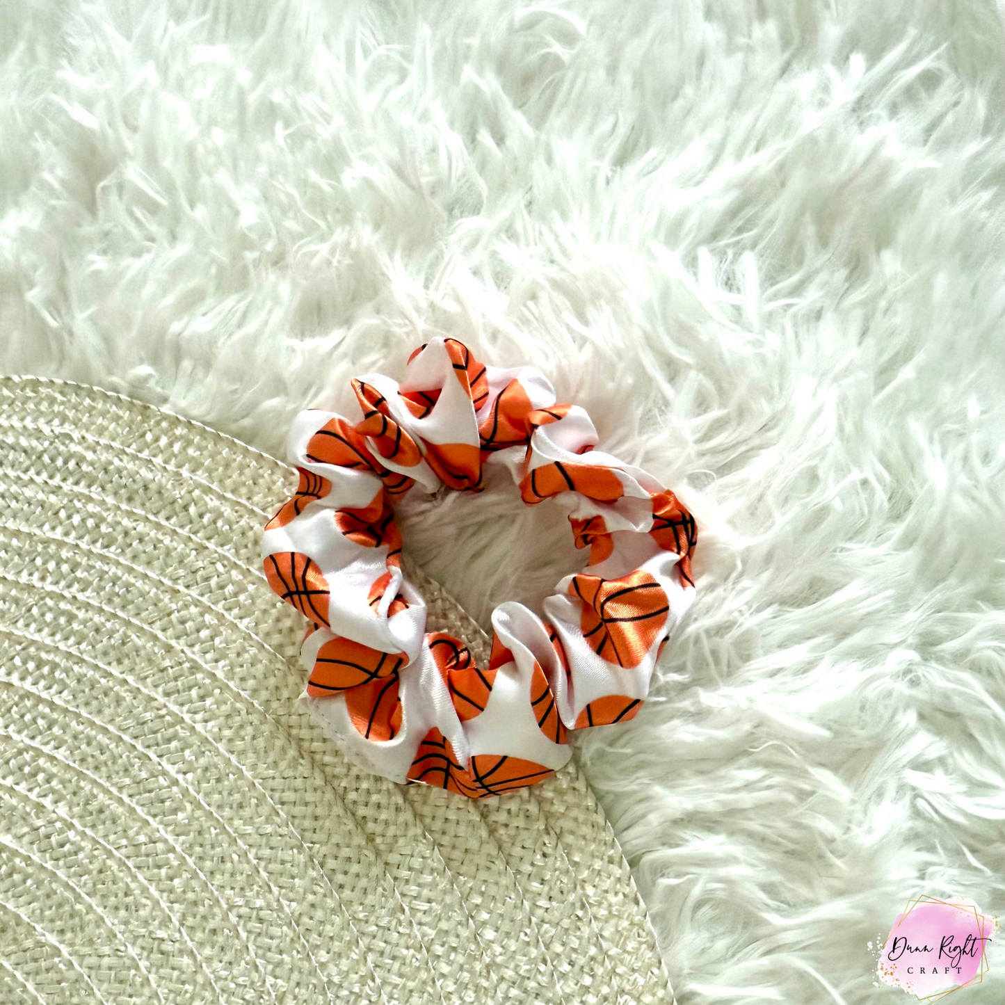 Basketball Themed Scrunchies