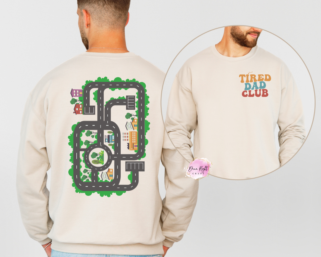 Tired Dads Club Adult Tee - Dunn Right Craft