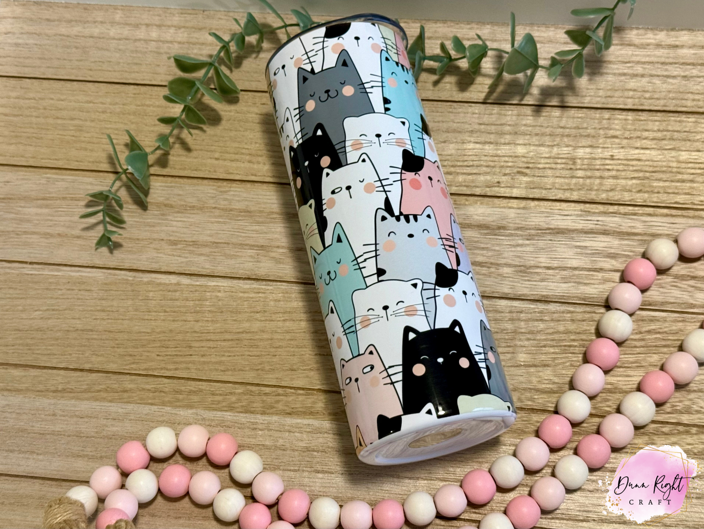 Cats 20 oz Tumbler - Dunn Right Craft