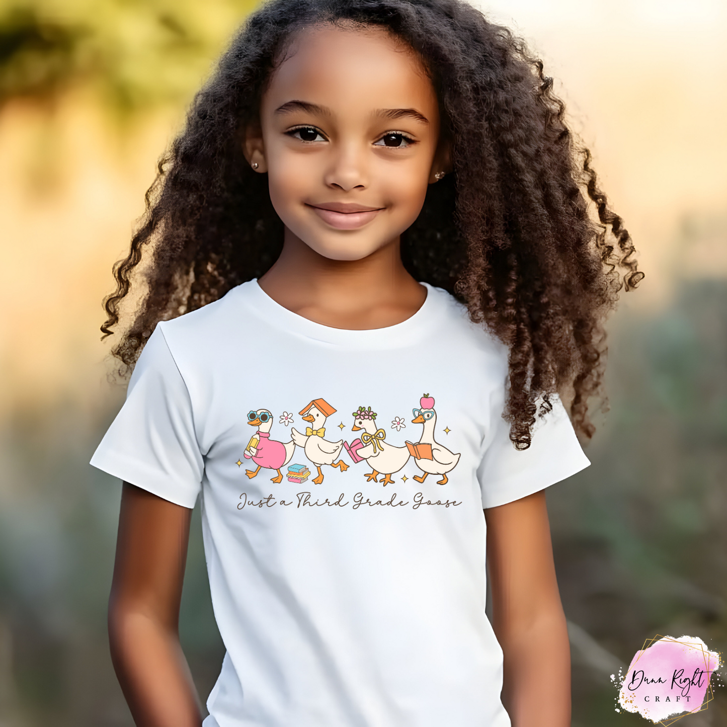 Cute Back to School Duck Squad Tee for kids