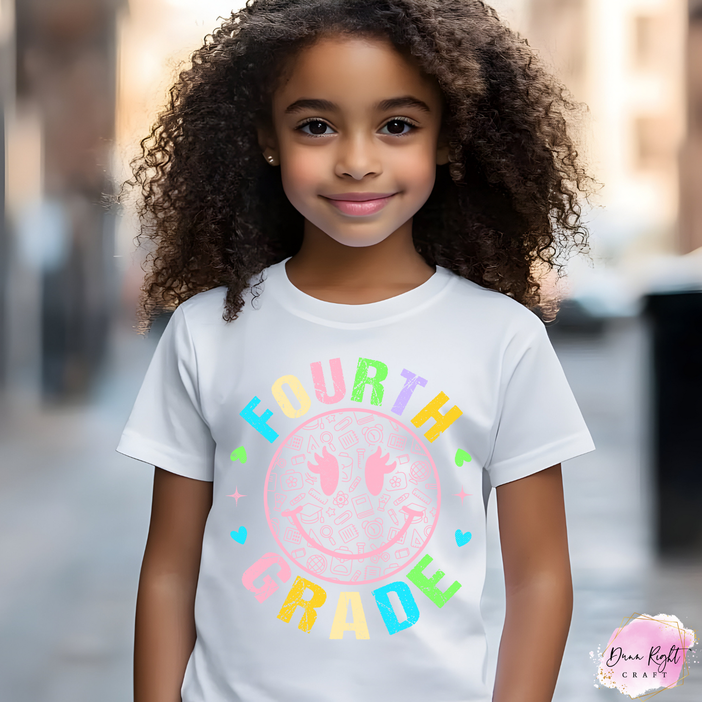Colorful Smiley Face Shirt for kids