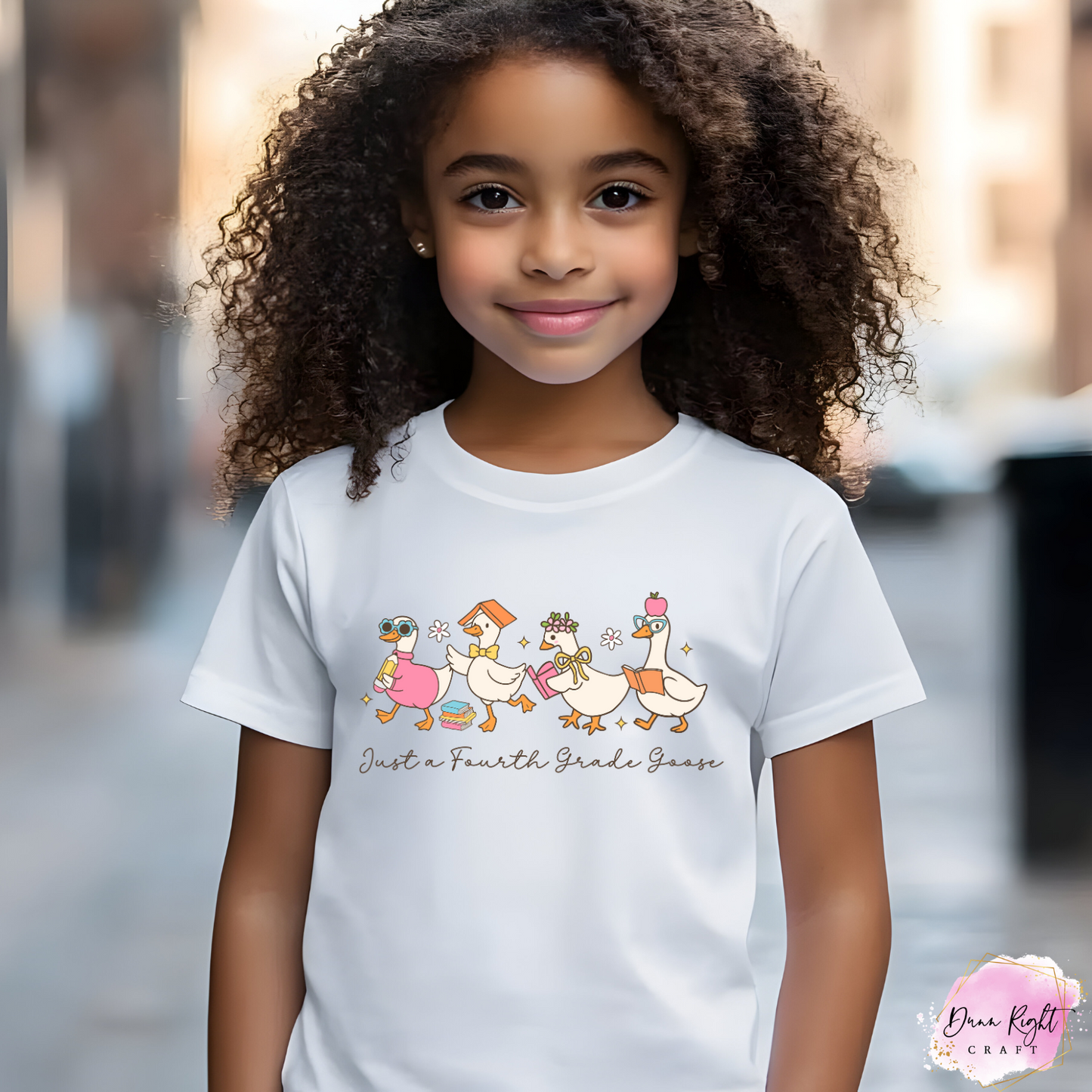 Cute Back to School Duck Squad Tee for kids