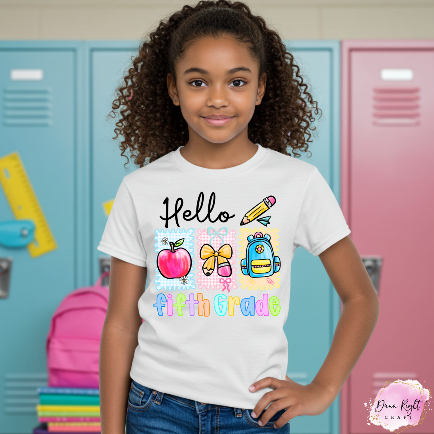 Personalized Back to School Shirt – Hello Design Tee for Kids
