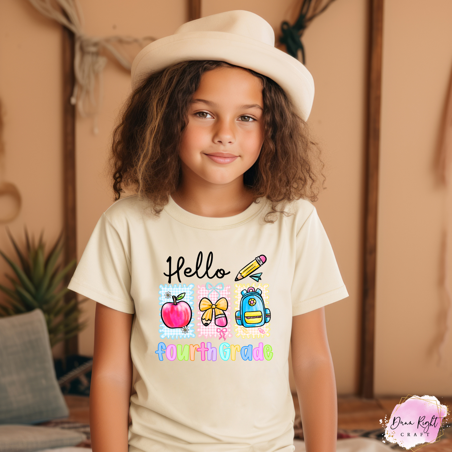 Personalized Back to School Shirt – Hello Design Tee for Kids
