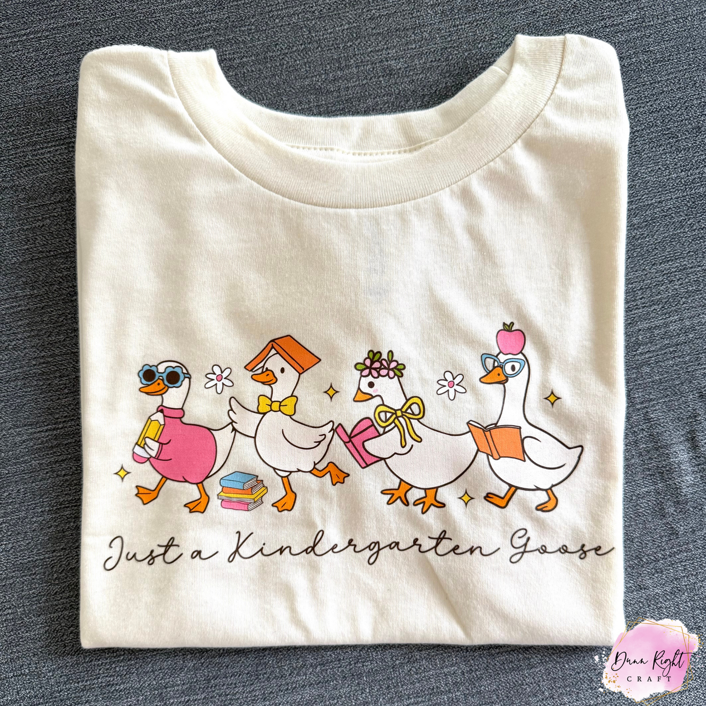 Cute Back to School Duck Squad Tee for kids