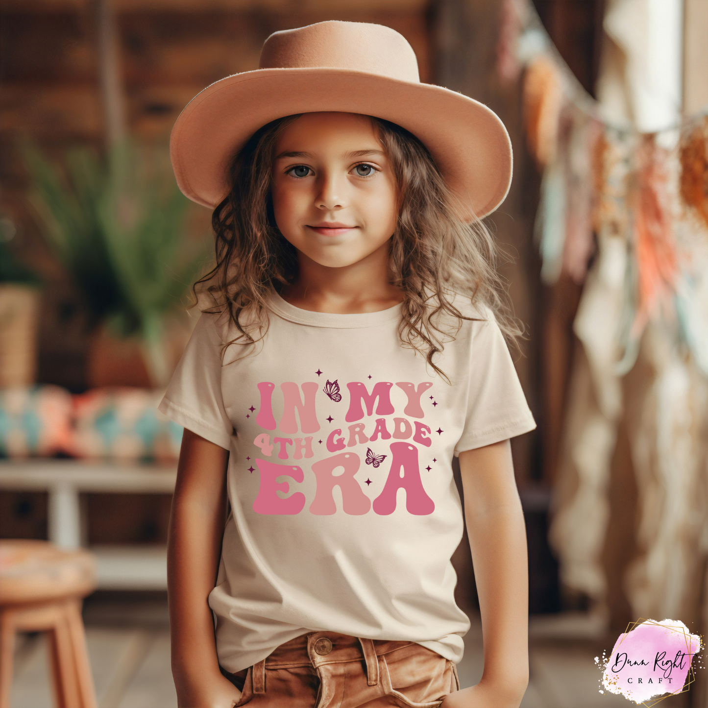 In My School Era Shirt – Custom Grade Tee for Girls Back to School