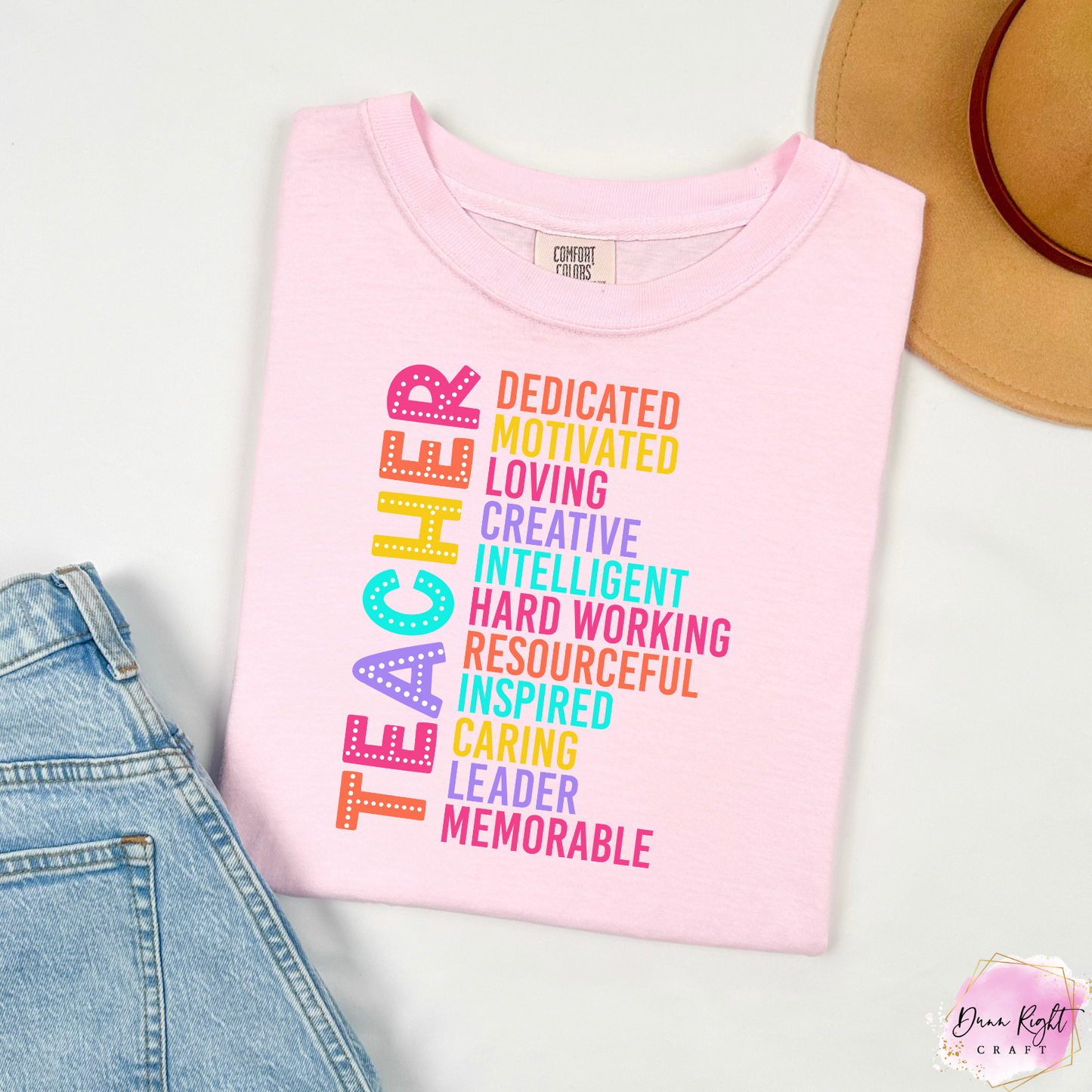 TEACHER Acronym Shirt for Back to School
