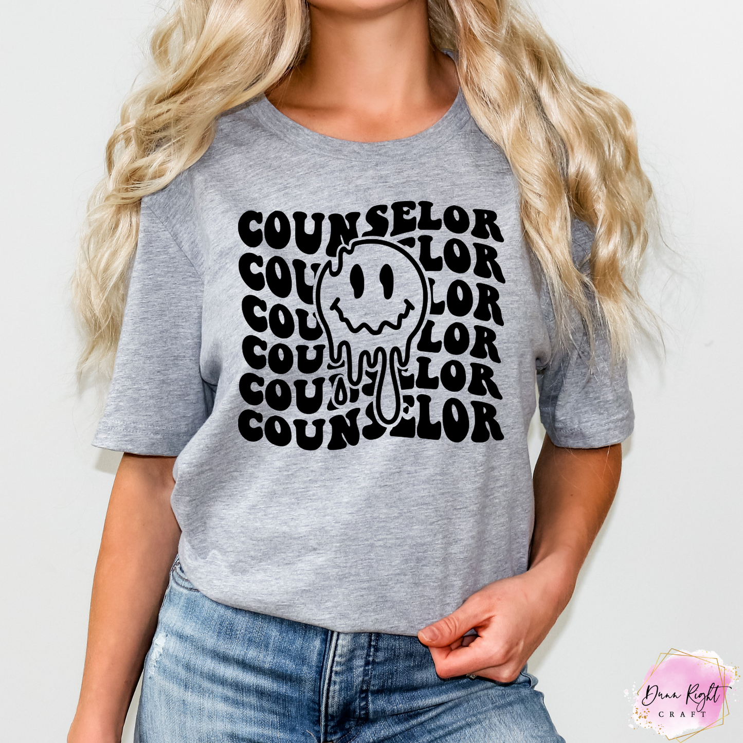 Groovy Counselor Shirt – Drippy Smile Graphic Tee
