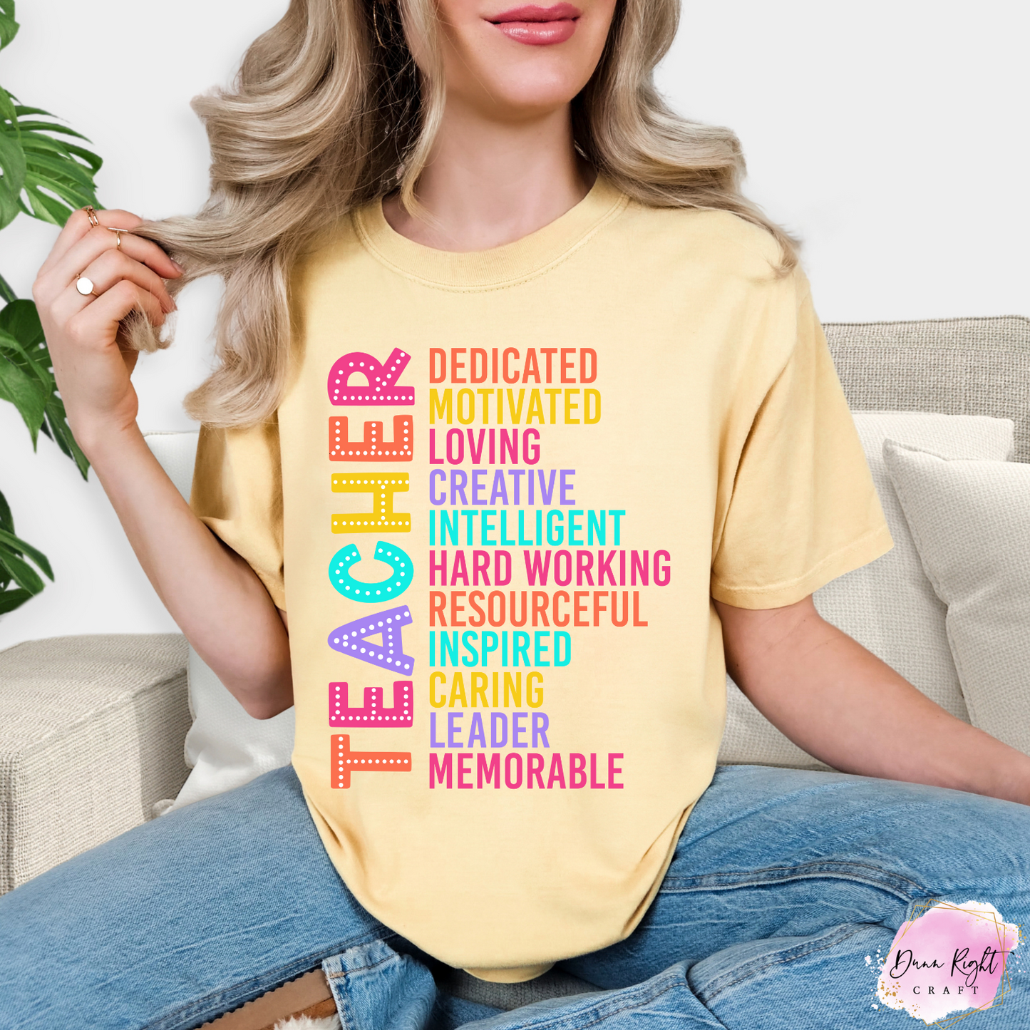 TEACHER Acronym Shirt for Back to School