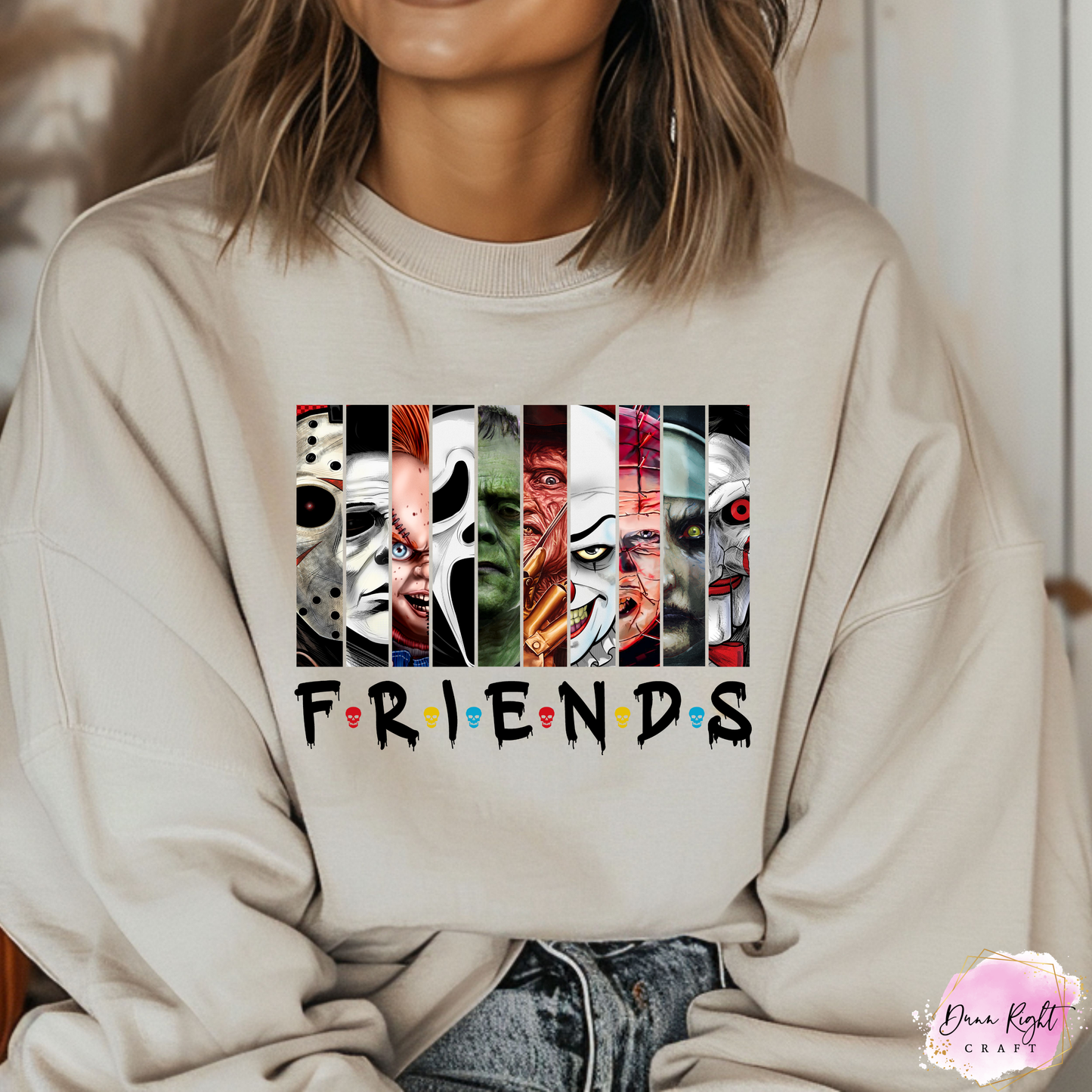 Friends Horror Character Sweatshirt