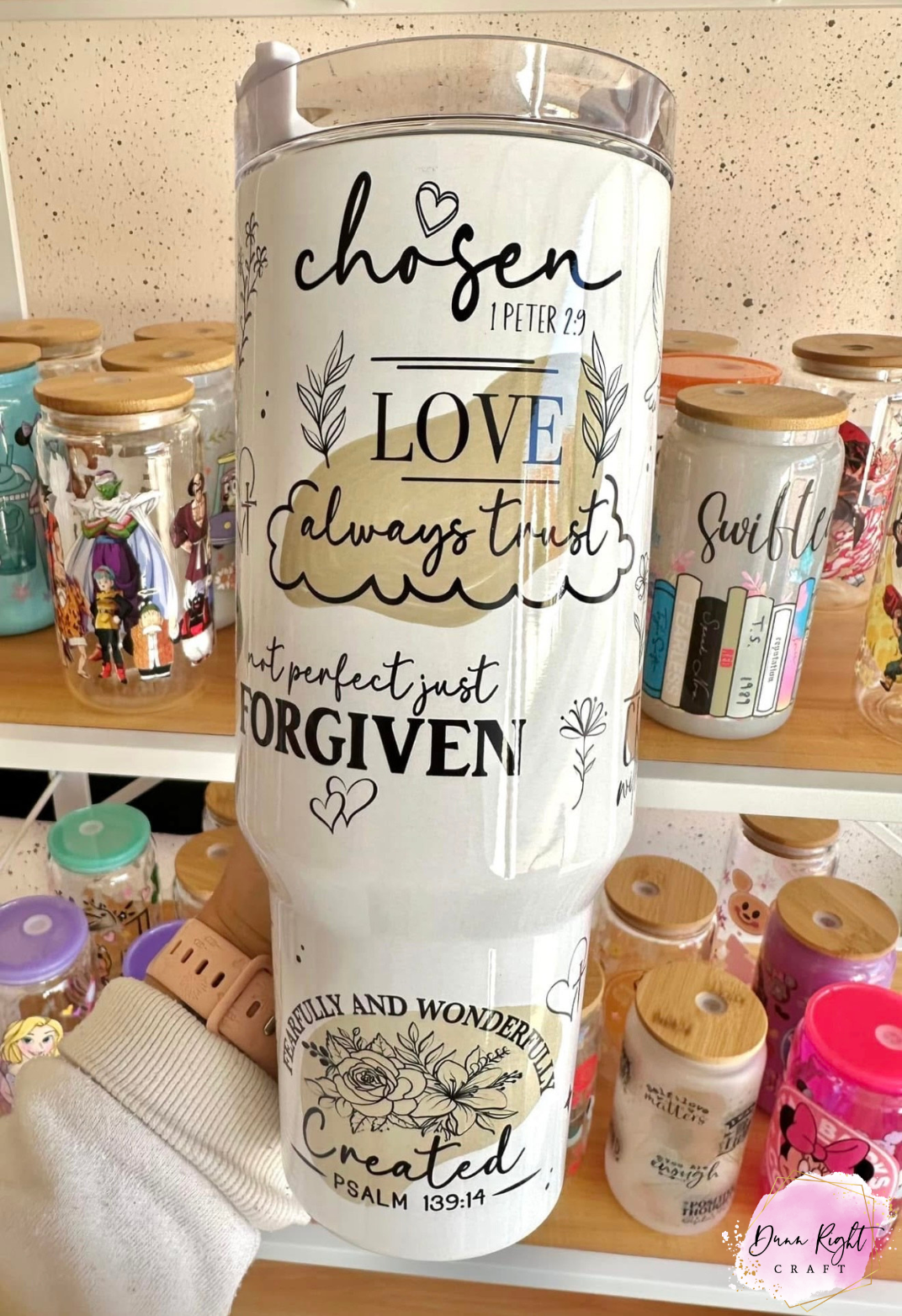 Chosen 40 oz Tumbler - Dunn Right Craft