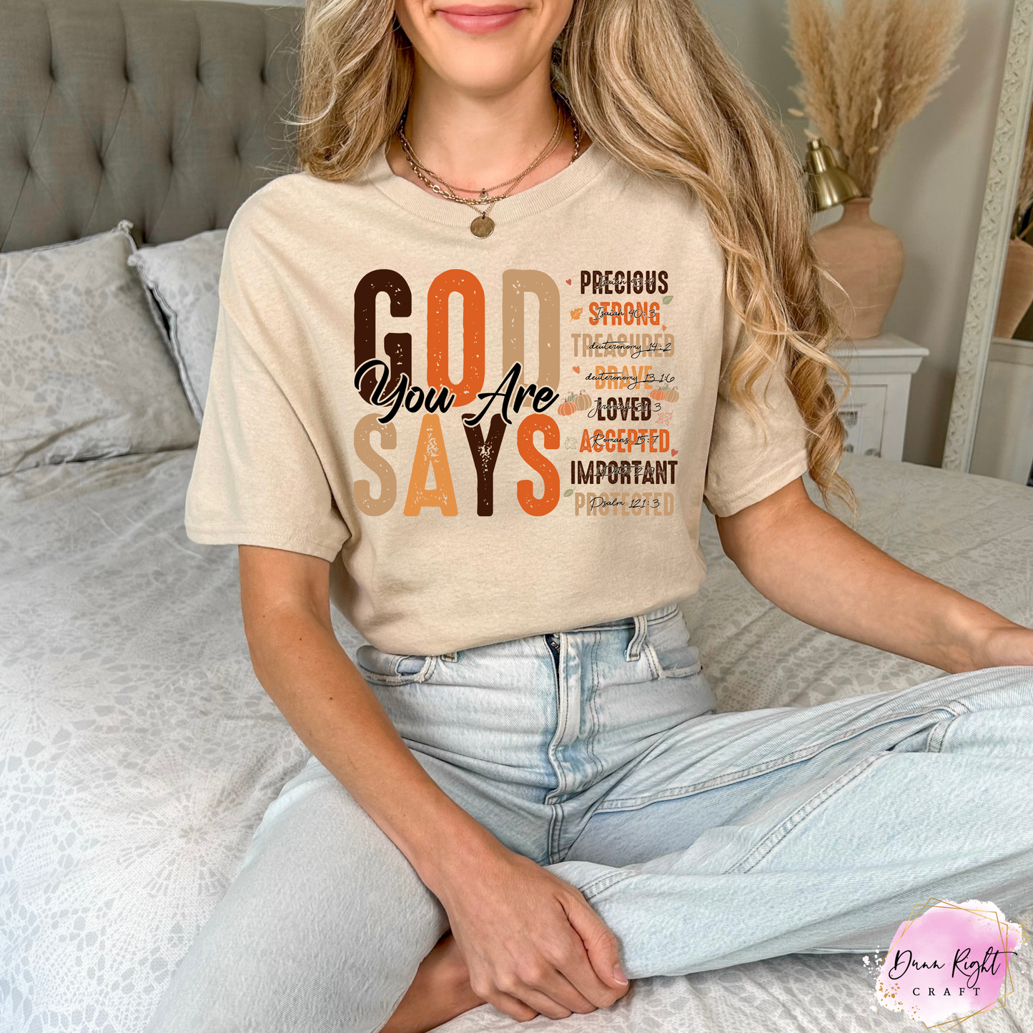 God Says You Are Fall Crewneck