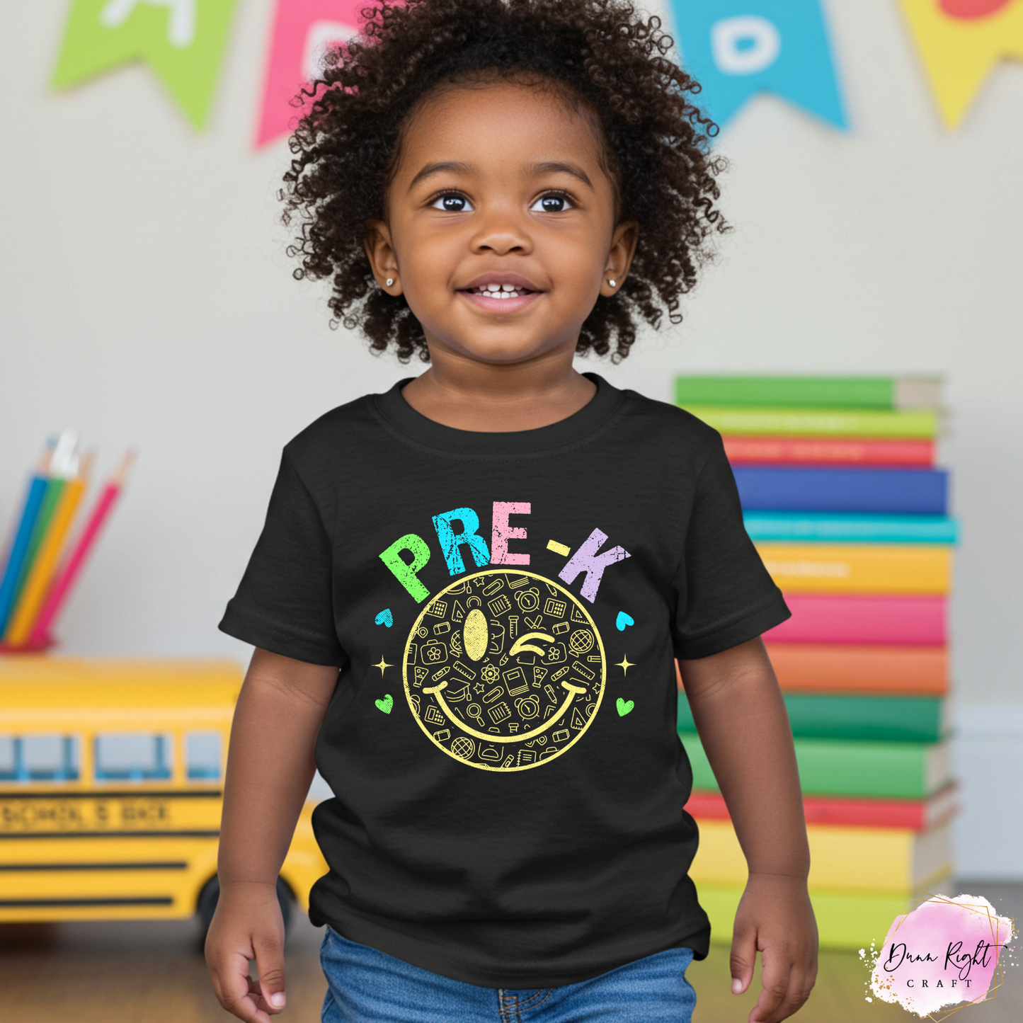 Colorful Smiley Face Shirt for kids