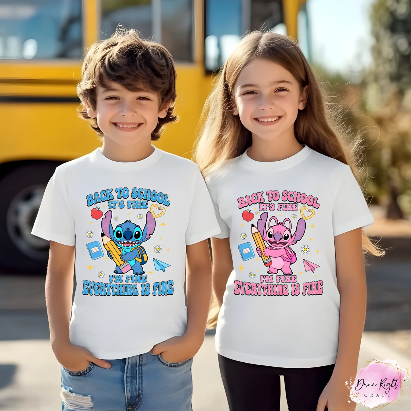 StitchBack to School Shirt – “Everything Is Fine” Parody Tee