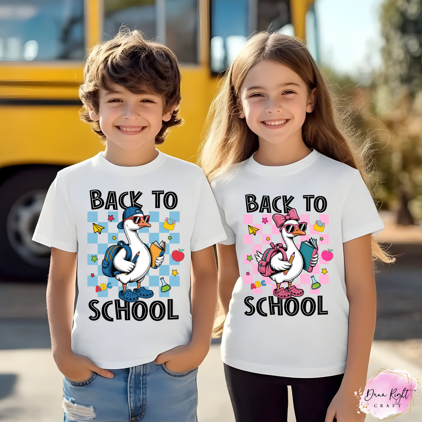 Goose Back to School Shirt – Duck Design Tee for Kids