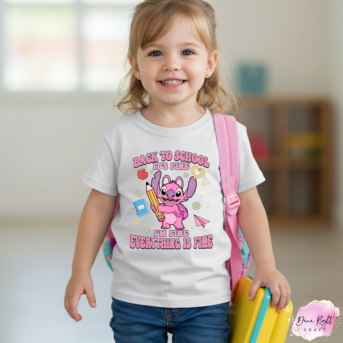 StitchBack to School Shirt – “Everything Is Fine” Parody Tee