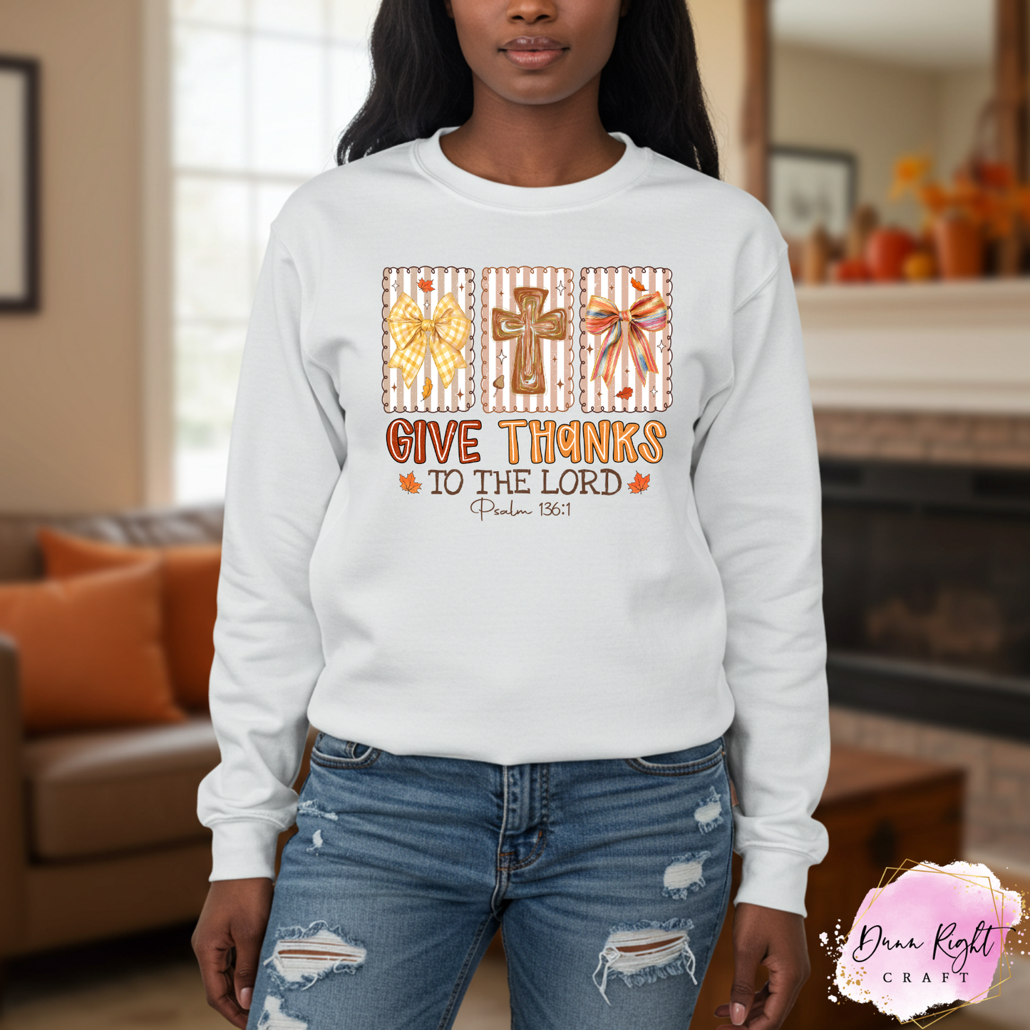 Give Thanks to the Lord Crewneck