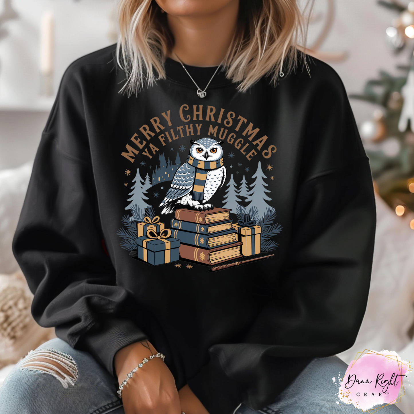 Merry Christmas Ya Filthy Muggle Sweatshirt