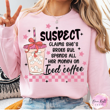 Suspect Spends Money on Iced Coffee - Dunn Right Craft