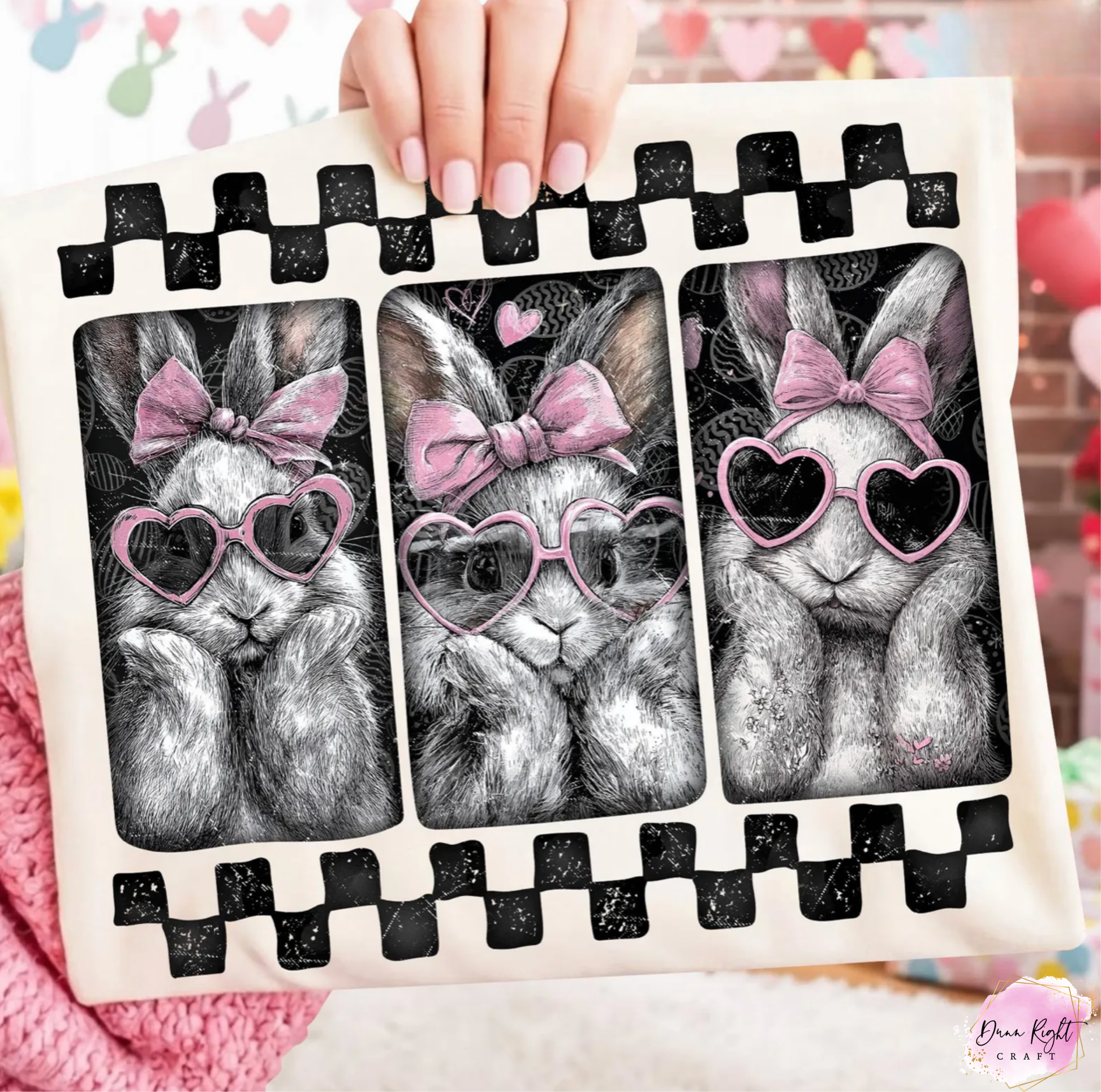 Easter Bunny Film Strip Shirt - Dunn Right Craft