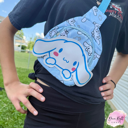 Cinnamoroll Crossbody Bag – Light Blue Sanrio Sling Purse for Kids