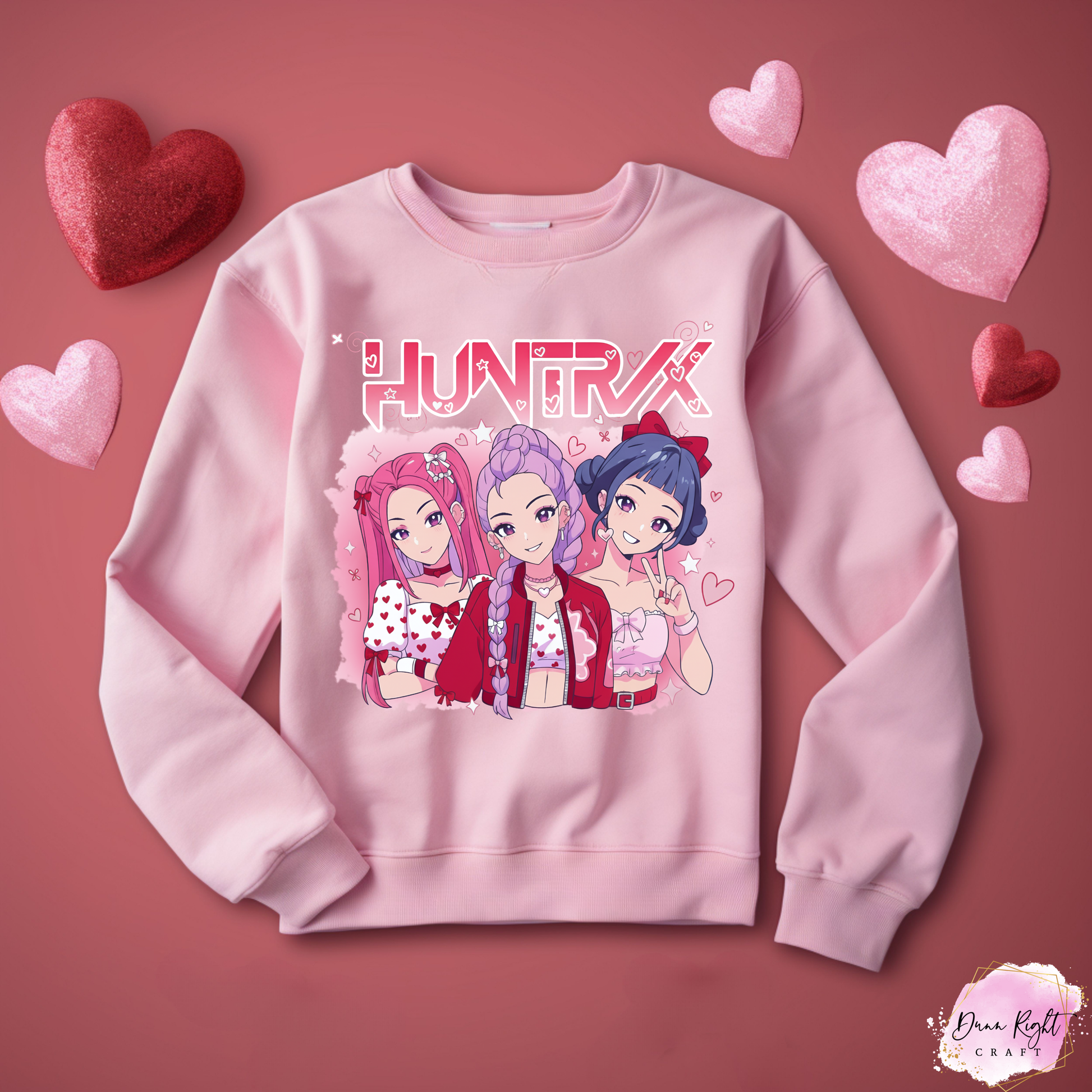 Huntrix K-Pop Demon Hunters Sweatshirt - Dunn Right Craft