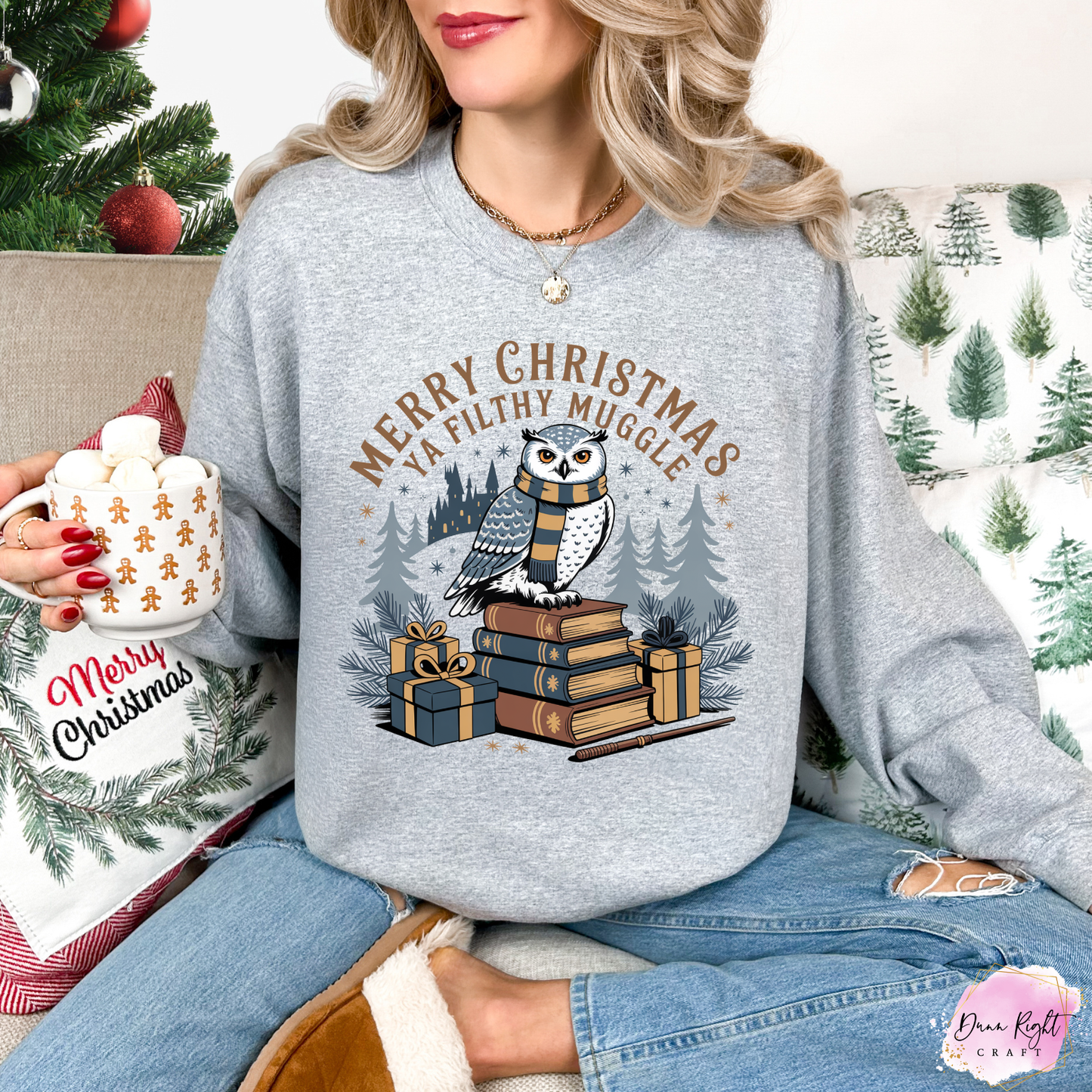 Merry Christmas Ya Filthy Muggle Sweatshirt