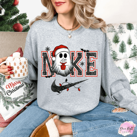 Christmas Ghost NIKE-Inspired Shirt