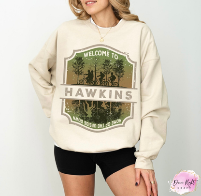 Welcome To Hawkins Graphic Shirt - Dunn Right Craft