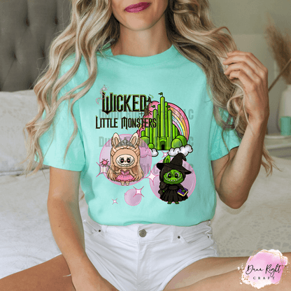 Wicked Little Monsters Tee / Cute Wizard of Oz Graphic Shirt