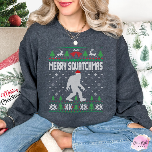 Merry Squatchmas Christmas Sweatshirt