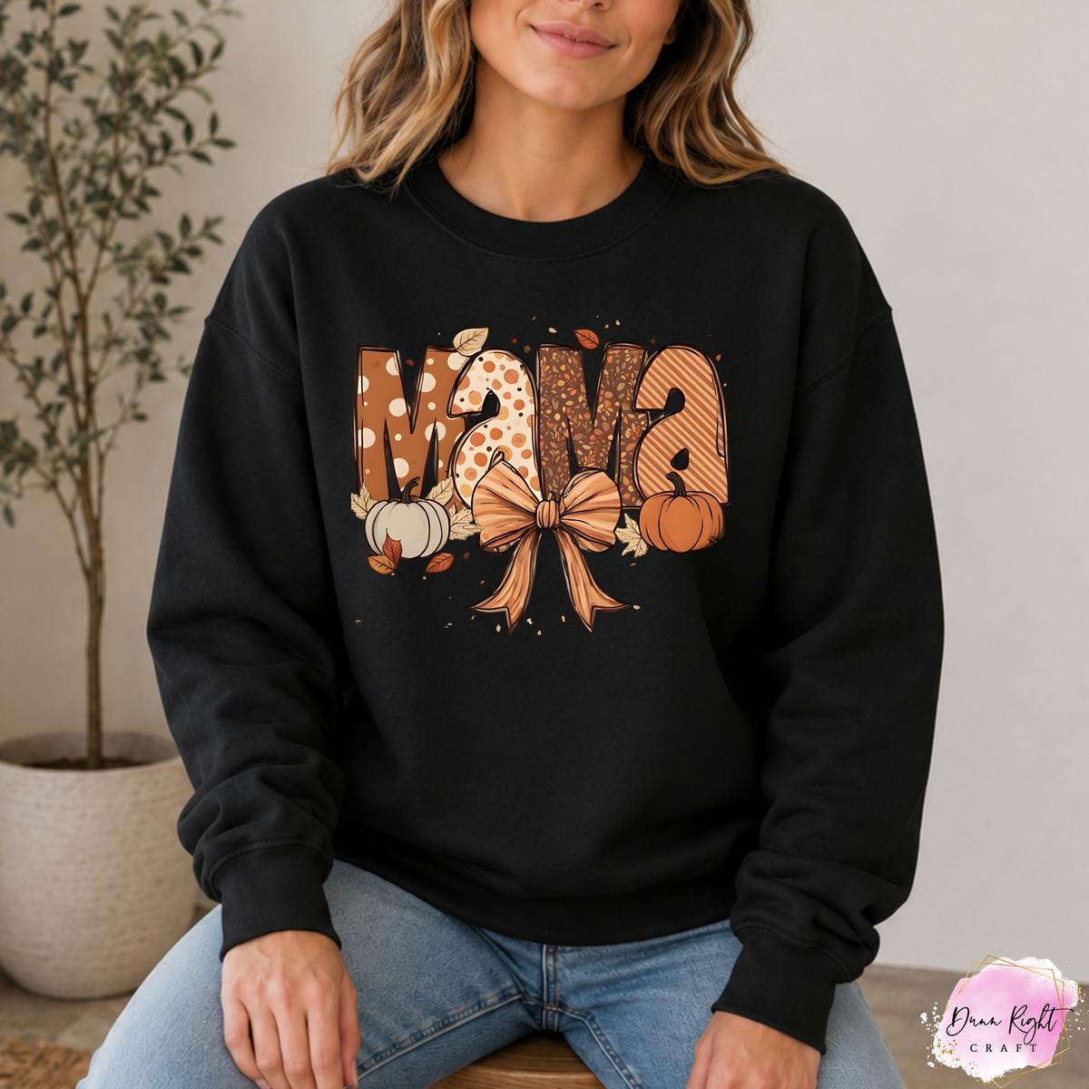 Mama Fall Crewneck - Dunn Right Craft