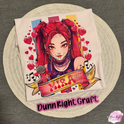 Mira Music K-Pop Girl Shirt