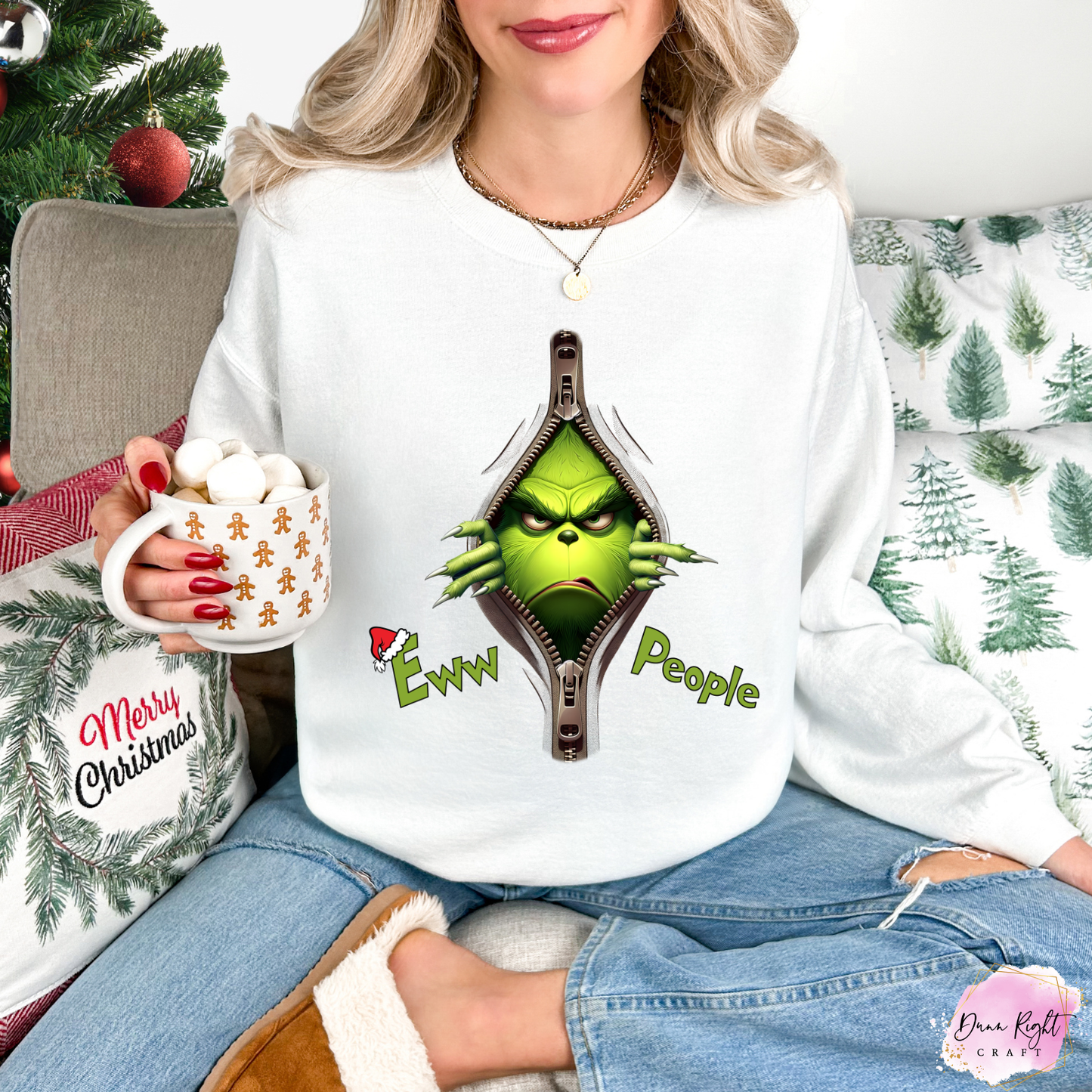 Eww People Grinch Christmas Sweatshirt