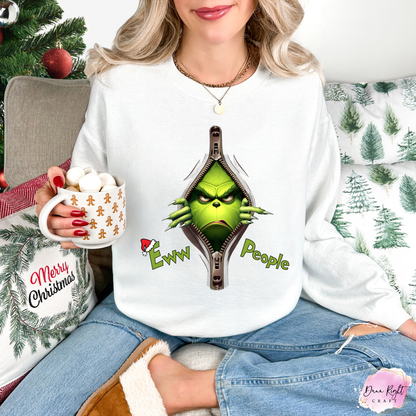 Eww People Grinch Christmas Sweatshirt