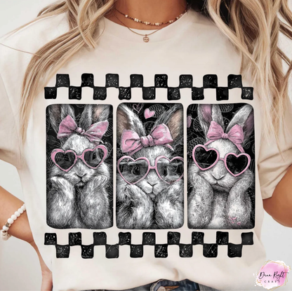 Easter Bunny Film Strip Shirt - Dunn Right Craft