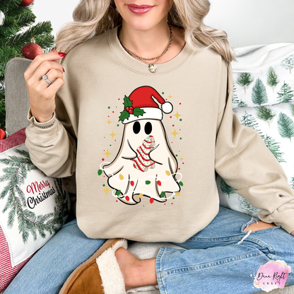 Ghost Drinking Hot Cocoa