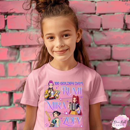 K-Pop Demon Hunters 100 Golden Days Shirt