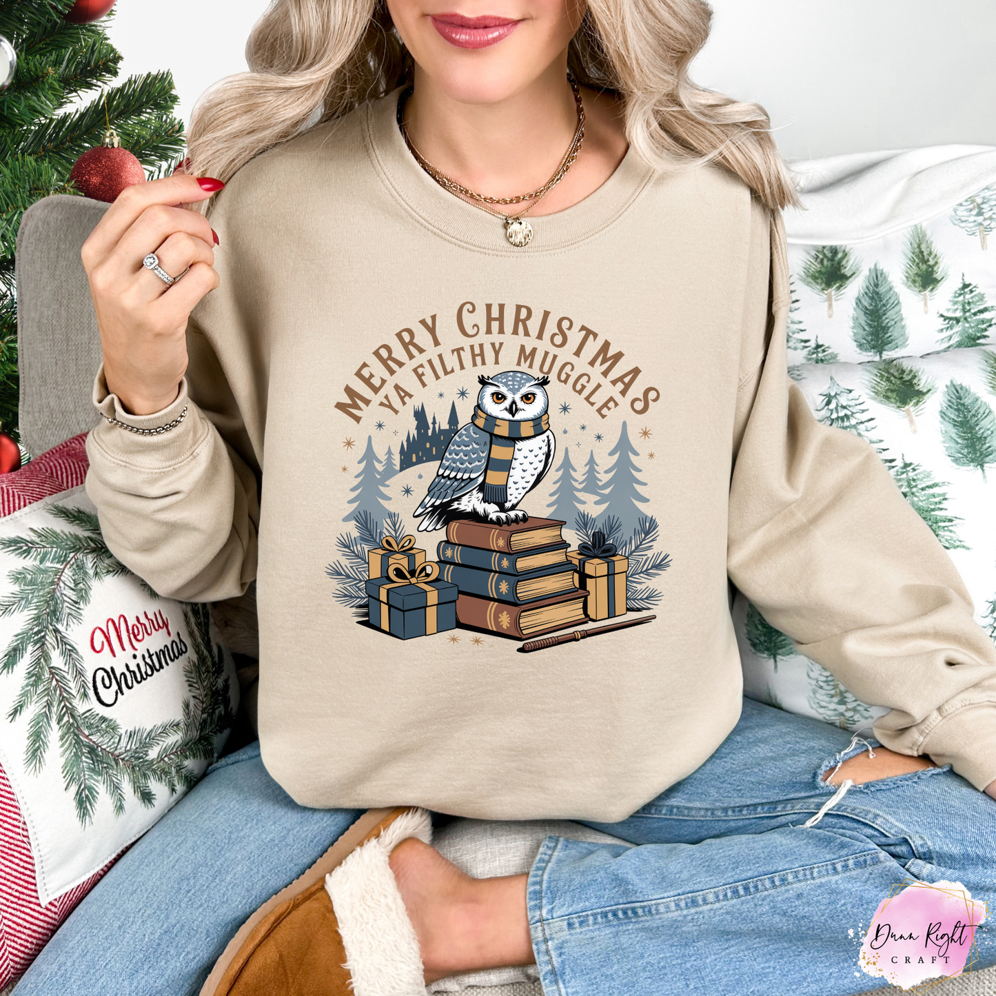 Merry Christmas Ya Filthy Muggle Sweatshirt