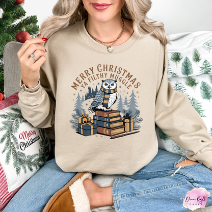 Merry Christmas Ya Filthy Muggle Sweatshirt